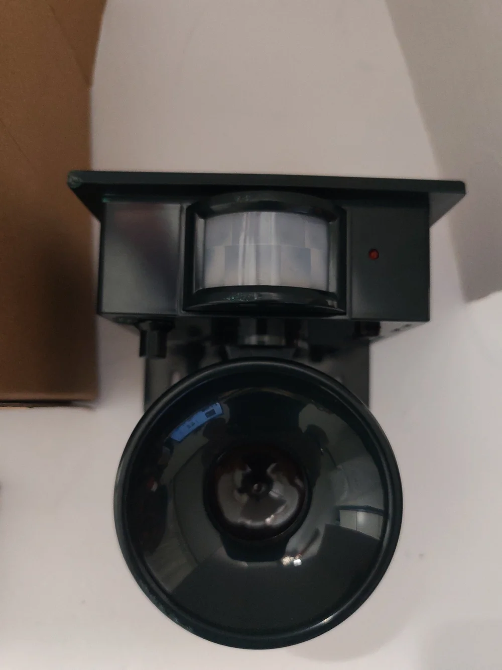Solar-Powered Green Bird Repeller with Visual Deterrent